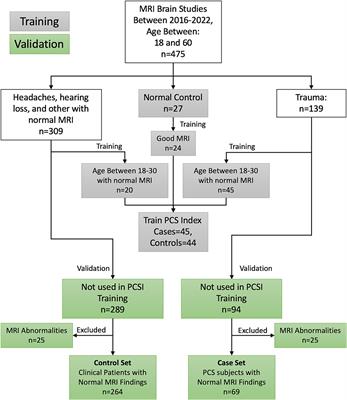 Clinical performance of a multiparametric MRI-based post concussive syndrome index